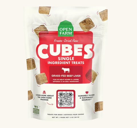 Open Farm Beef Cube Freeze Dried Raw Treats