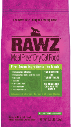 RAWZ Meal Free Cat Food, 7.8 lbs