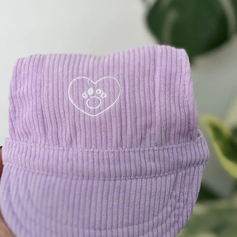Corduroy Dog Hat, Small
