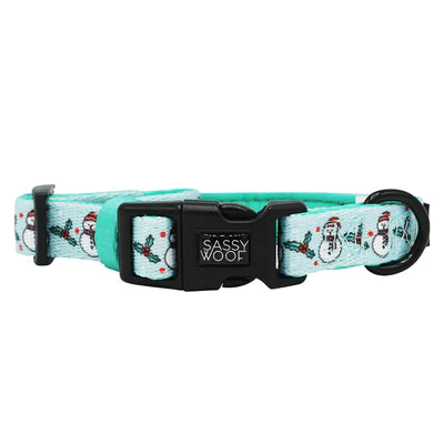 Sassy Woof Christmas Fabric Collar