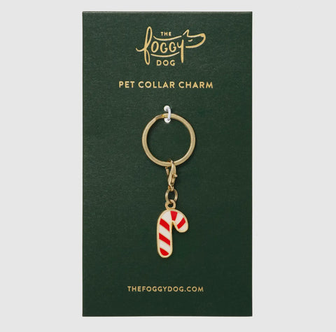 Holiday Foggy Dog Collar Charm