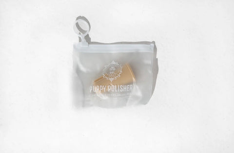 Finger Brush & Zip Travel Case