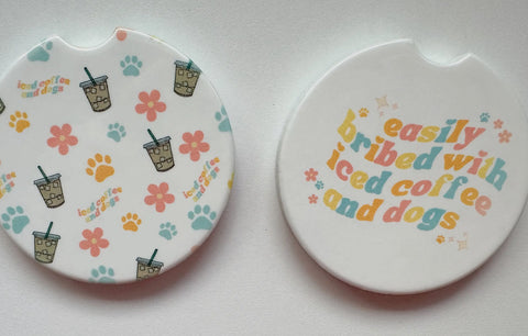 Dog Mom Car and Coffee Accessories