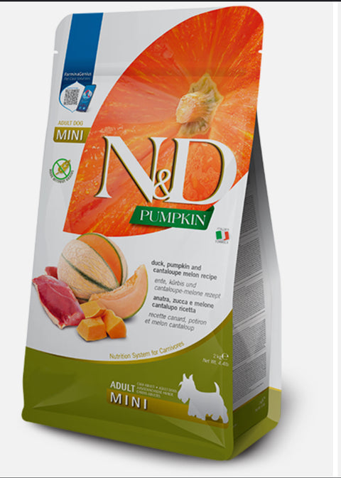 N&D Duck, Pumpkin, & Cantaloupe Mini Dog Food, 4.4lb