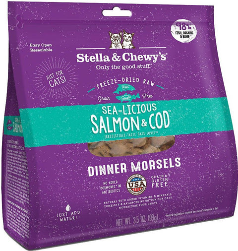Stella & Chewy’s Freeze Dried Raw Cat Dinner Morsels, 3.5 oz