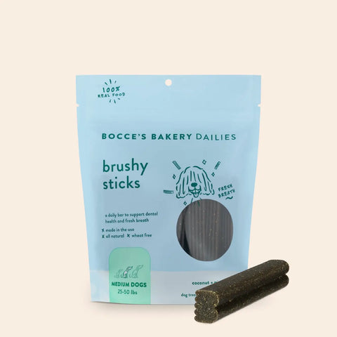 Bocce's Brushy Sticks