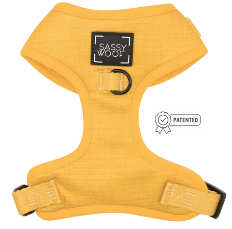 Sassy Woof Adjustable Fabric Harness